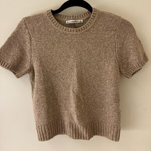 sweater short sleeve top
